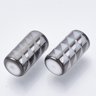 Electroplate Glass Beads EGLA-N003-05E-1