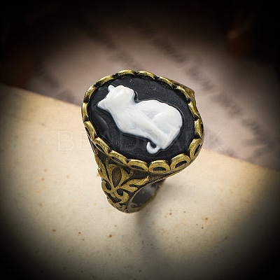 Alloy with Resin Finger Rings FS-WGE901F-02-1
