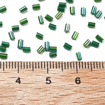 Two Cut Glass Seed Beads CSDB167B-1