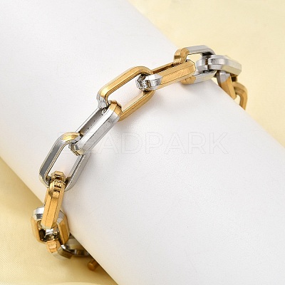 304 Stainless Steel Cable Chain Bracelets for Women BJEW-D377-01E-1
