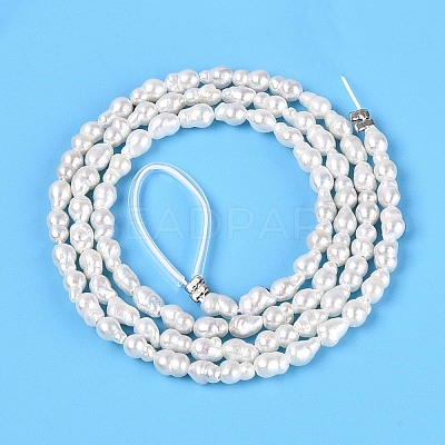 Natural Nucleated Pearl Beads Strands PEAR-N012-02O-01-1