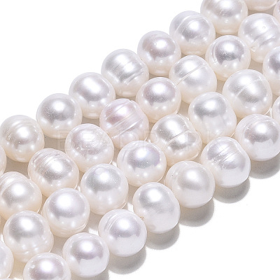 Natural Cultured Freshwater Pearl Beads Strands PEAR-S001-9-10mm-3-1