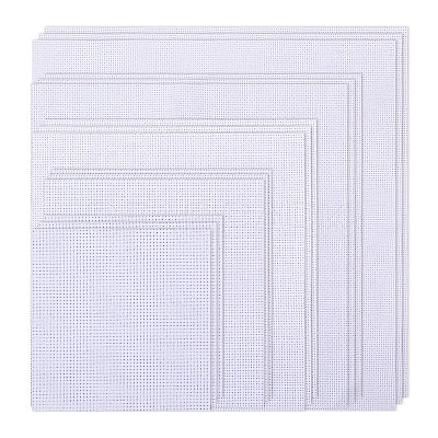 15Pcs 5 Styles 14CT Cross Stitch Fabric DIY-GL0005-36-1