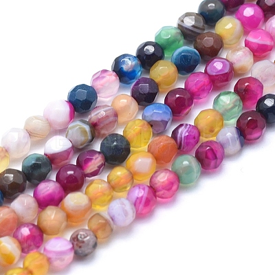 Natural Agate Beads X-G-J371-06-6mm-1