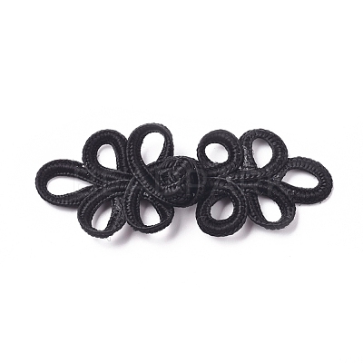 Handmade Chinese Frogs Knots Buttons Sets BUTT-WH0014-24A-1