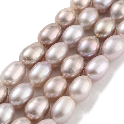 Natural Cultured Freshwater Pearl Beads Strands PEAR-P062-10E-1