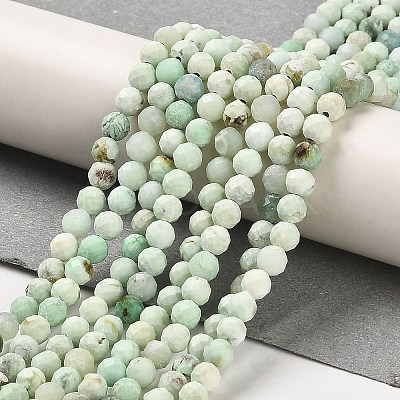 Natural Green Opal Beads Strands G-Z035-A02-03C-1