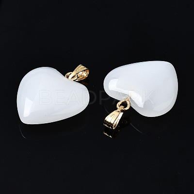 Spray Painted Glass Pendants X-GLAA-N035-016-A02-A-1