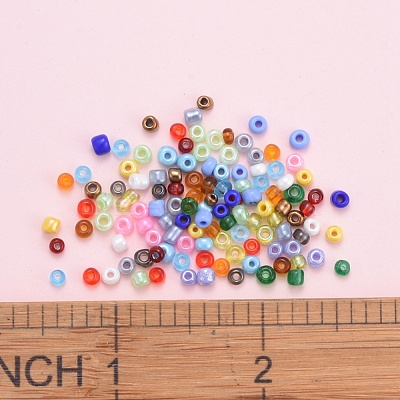 18 Colors Glass Seed Beads SEED-JP0007-03-1