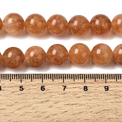 Natural White Jade Beads Strands G-H348-10mm-10-1