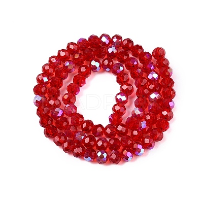 Electroplate Glass Beads Strands EGLA-A044-T6mm-L01-1