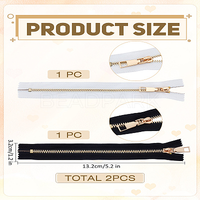 2Pcs 2 Colors Nylon Garment Accessories FIND-LP0006-53-1