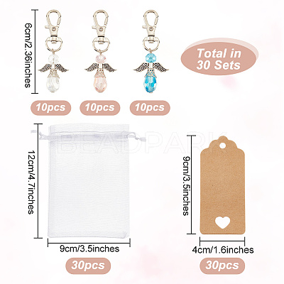 Fairy Theme Pendant Decoration Favors Set DIY-BC0009-79-1