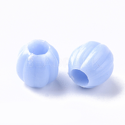 Opaque Polystyrene(PS) Plastic European Beads KY-I004-09-1