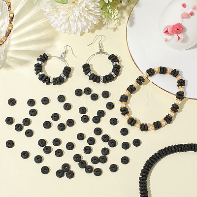 4 Strands Natural Lava Rock Beads Strands G-LT0001-01A-1