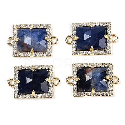 Natural Sodalite Faceted Rectangle Links G-I375-07G-02-1