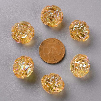 Transparent Acrylic Beads TACR-S154-31C-919-1