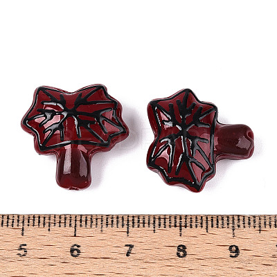 Handmade Lampwork Enamel Beads LAMP-T023-21F-1