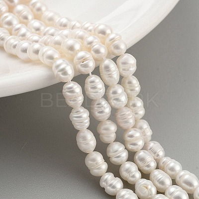 Natural Cultured Freshwater Pearl Beads Strands PEAR-P062-06C-1