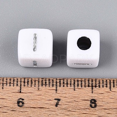 Opaque Acrylic Beads SACR-T035-03I-1