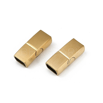 304 Stainless Steel Watch Band Clasps Hand Polished STAS-C127-15G-1