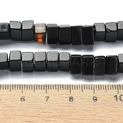 Natural Dyed & Heated Black Onyx Beads Strands G-C135-O01-01-1