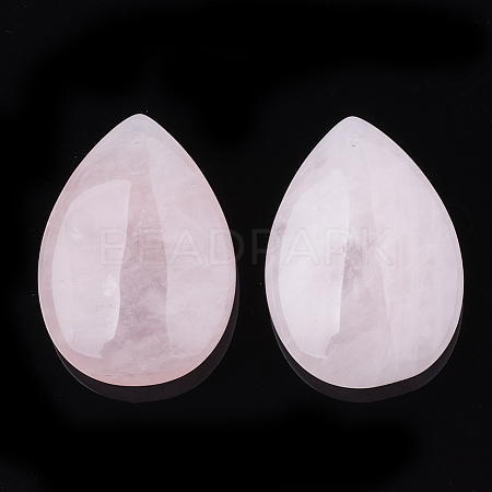 Natural Rose Quartz Pendants X-G-S336-72B-1