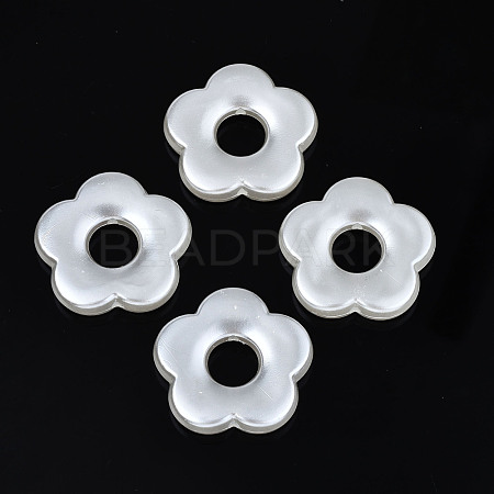 ABS Plastic Imitation Pearl Beads OACR-N008-128-1