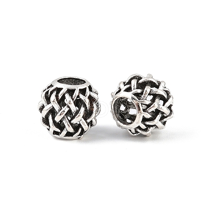 Alloy European Beads PALLOY-S079-011AS-1