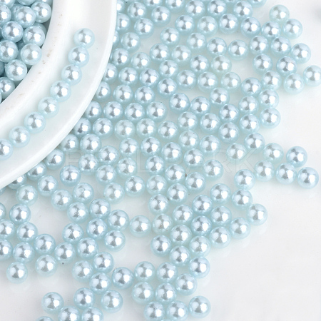 Imitation Pearl Acrylic Beads OACR-S011-7mm-Z12-1