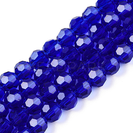 Transparent Glass Beads EGLA-A035-T8mm-D06-1