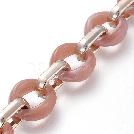 Transparent Acrylic Handmade Cable Chain AJEW-JB00547-02-1