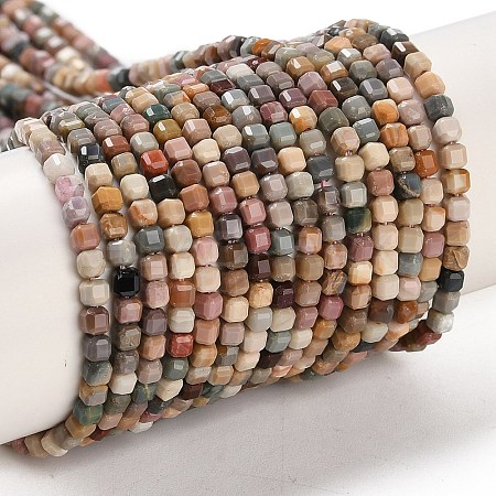Natural Agate Beads Strands X-G-G991-C02-01-1