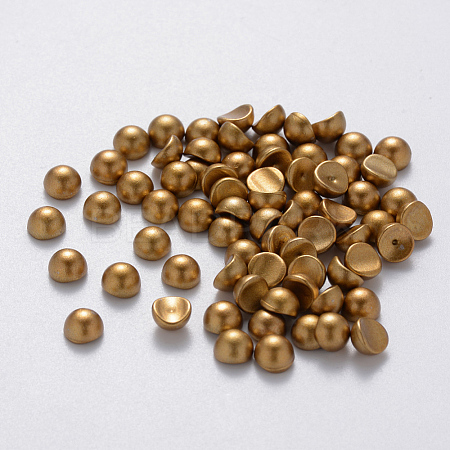 ABS Plastic Imitation Pearl Cabochons MRMJ-Q092-6mm-A02-1