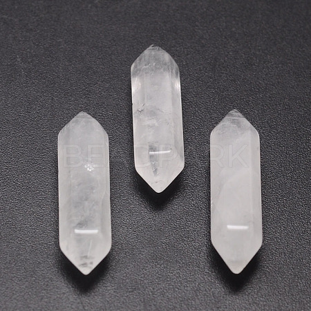 Natural Quartz Crystal Double Terminated Points Healing Stones G-K010-30mm-01-1