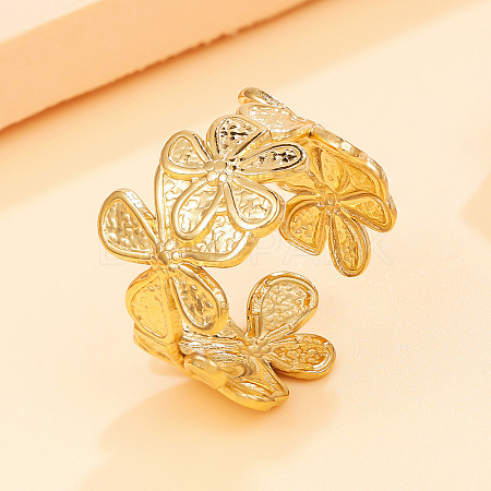 304 Stainless Steel Cuff Open Rings WG20B1A-02-1