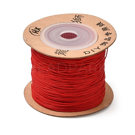 Nylon Braided Cord for Jewelry Making Macrame Craft NWIR-N003-0.6mm-05H-1