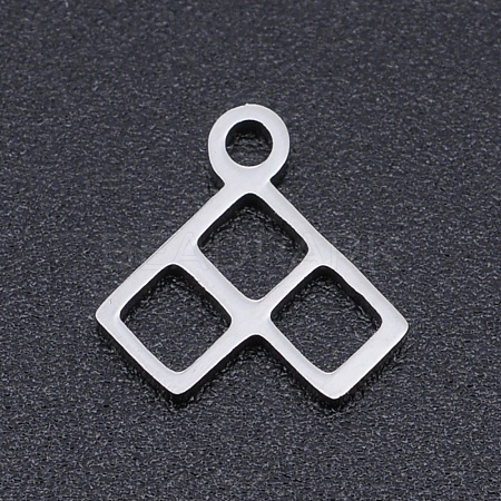 Non-Tarnish 201 Stainless Steel Charms STAS-T054-JN768-1-1