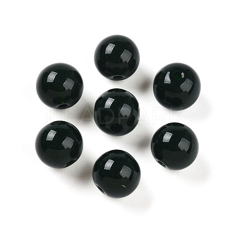 Opaque Solid Color Glass Beads X1-GLAA-N007-10mm-A05-1