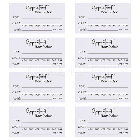 50Pcs Paper Appointment Reminder Cards AJEW-TADJ0001-22-1
