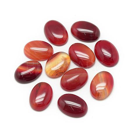 Natural Agate Cabochons G-R415-14x10-01-1