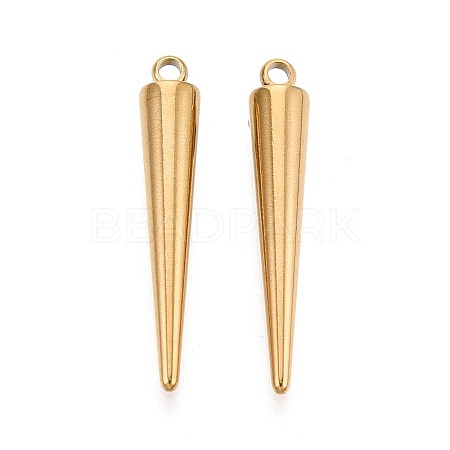 304 Stainless Steel Pendants STAS-T075-22A-G-1