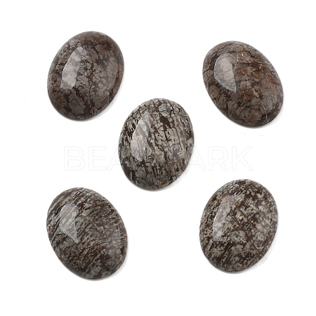 Natural Red Snowflake Obsidian Cabochons G-C115-01A-46-1