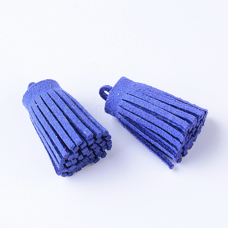 Faux Suede Cord Tassel Pendant Decorations LS-FIND-T001-08-1