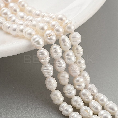 Natural Cultured Freshwater Pearl Beads Strands PEAR-P062-06C-1
