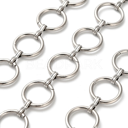 304 Stainless Steel Ring Link Chains CHS-A016-48P-A-1