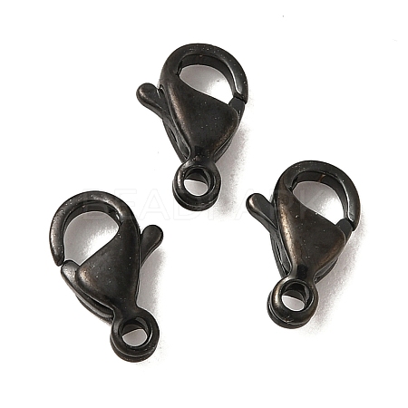 Ion Plating(IP) 304 Stainless Steel Lobster Claw Clasps STAS-AB15-B-1