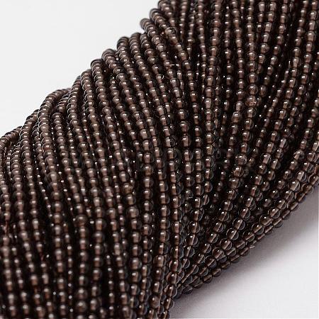 Natural Smoky Quartz Beads Strands G-N0195-02-2mm-1