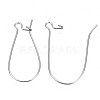 Tarnish Resistant 304 Stainless Steel Hoop Earring Findings STAS-S117-008E-01-3