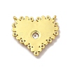 Rack Plating Brass Micro Pave Clear Cubic Zirconia Connector Charms KK-P230-05G-03-2